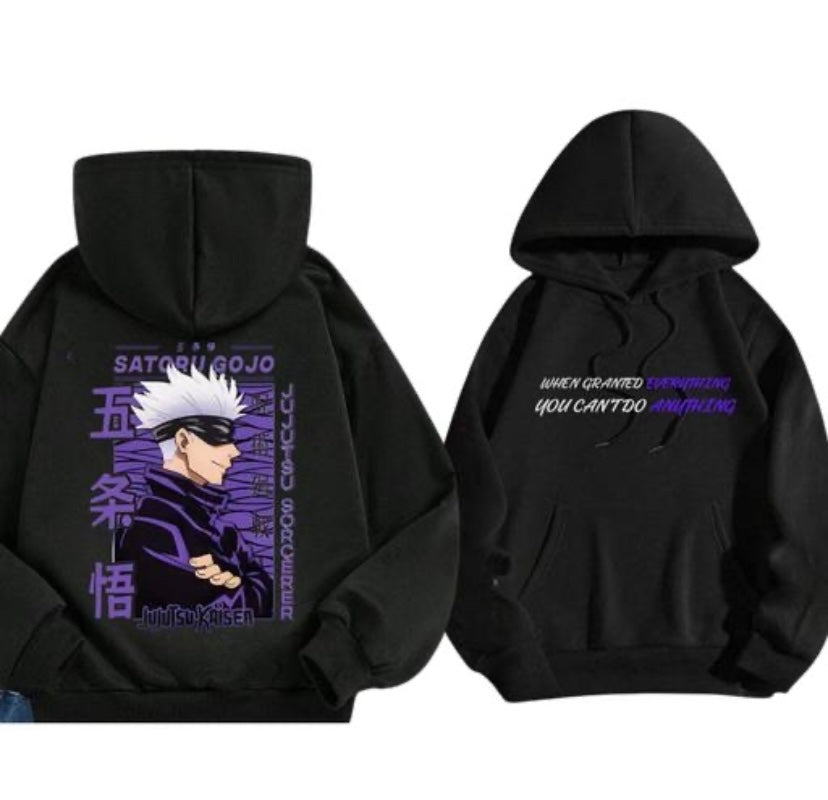 Satoru Gojo Hoodie - Jujutsu Kaisen Graphic Sweatshirt - Unisex Anime Streetwear